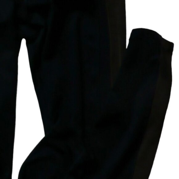 Under Armour Leggings Navy Blue With Gray  Racer Stripe Women's Size S - Picture 3 of 8